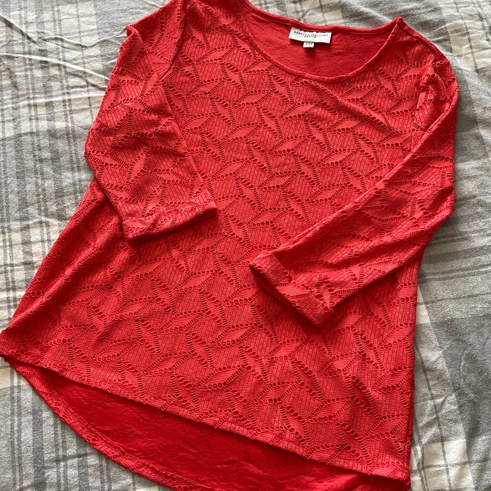 Rebecca Malone Petite Lace Tunic